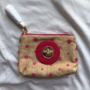 Small Boutique bee makeup bag/ clutch NWT